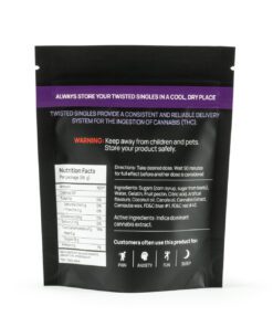 Sour Grape Twisted Singles (160 mg THC, Indica) - Image 3