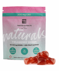 Fieldberry Dream Twisted Naturals Gummies (200mg CBD)